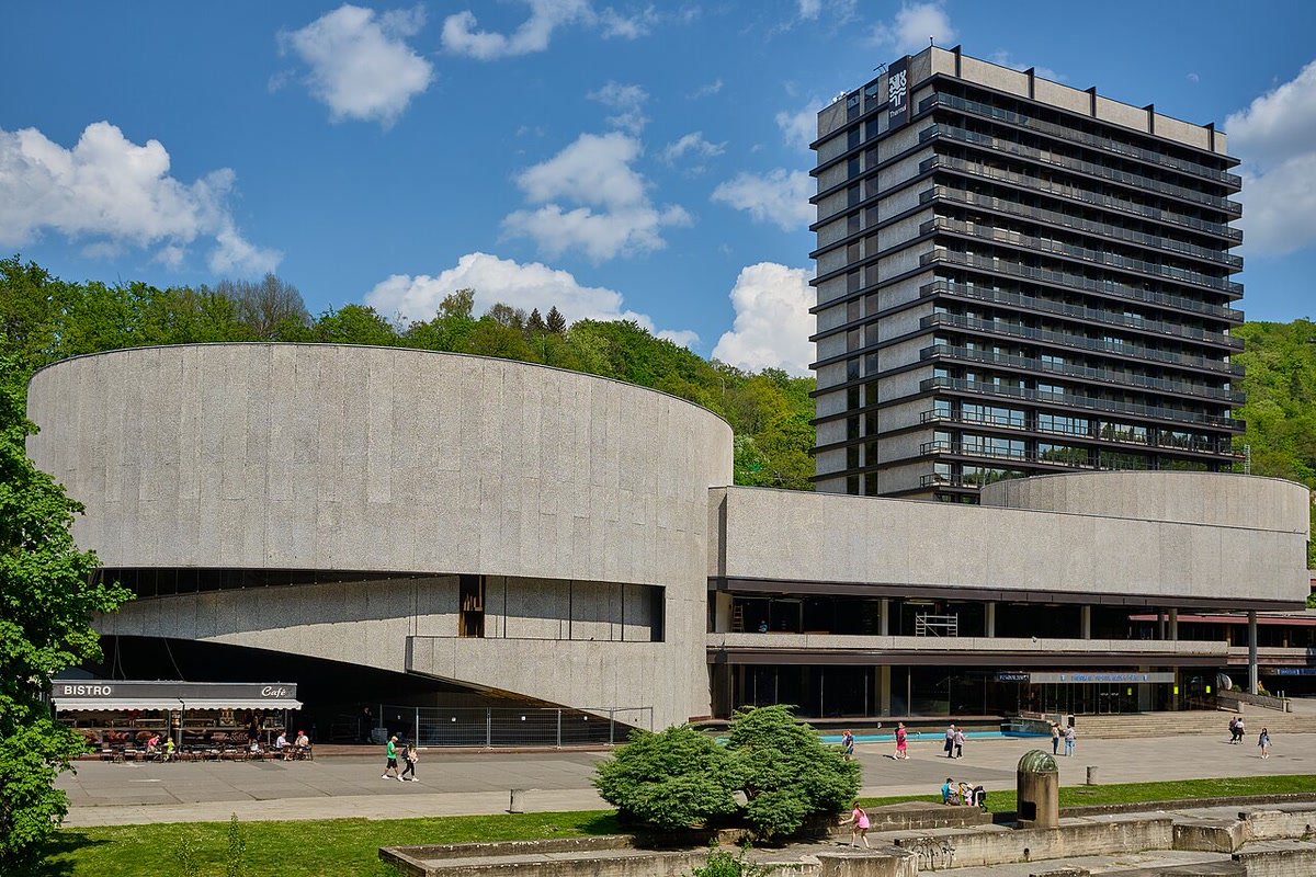 The Spa Hotel Thermal building in Karlovy Vary.